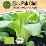 Little Plants BIO Pak Choi Samen 100 Pak Choi Saatgut Taisai Gemüsesamen für Gemüsegarten Samenfest Gemüse Samen Salatsamen für Küche, Balkon und Garten