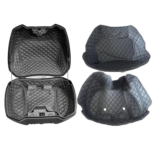 Tongyaoyao Motorrad Hinten Zubehör 50L Kofferraum Eimer Lagerung Kissen Bezug geeignet für Forza350 NSS350 ADV350 Forza 350 50L Gepäck Innenraum Schwanz Schutzhülle Bag Protector (Ein Set)