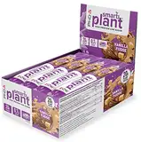 PhD Nutrition Smart Plant Proteinriegel, veganer Snack mit hohem Eiweißgehalt und wenig Zucker / Makrofreundlicher Proteinriegel für unterwegs, 12er Packung (64g), Vanille Karamell Geschmack