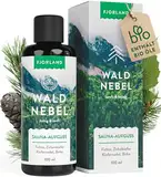 FJORLAND® Waldnebel BIO Saunaaufguss Zirbe, Fichte, Kiefernadel, Birke 100 ml - Natürlicher Sauna Waldaufguss mit ätherischen Ölen - Waldduft Sauna Aufgussmittel extra hochdosiert