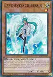 RA01-DE003 - Effektverschleierin - Super Rare - 1. Auflage - DEUTSCH - 25th Anniversary Rarity Collection - mit LMS Trading Fieldcenter-Karte Yugioh