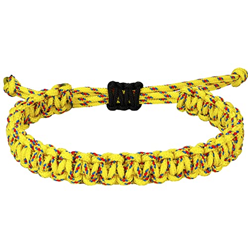 JENDEAR SHINE Nautisches Seil-Armband für Herren, Handgeflochtenes Paracord-Faden-Armband, Wasserdichtes, Verstellbares, Outdoor, Wandern, Surf.