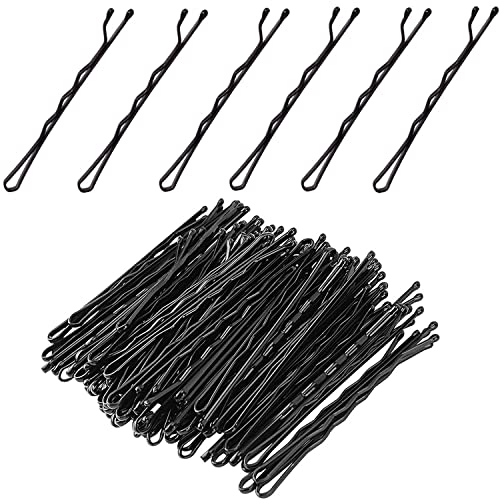 Haarnadeln Bobby pins Haarnadeln Metal Hair pin Girls Hair Accessories Bun Pins 50Pcs Ideal für alle Haartypen (Straight-Black)