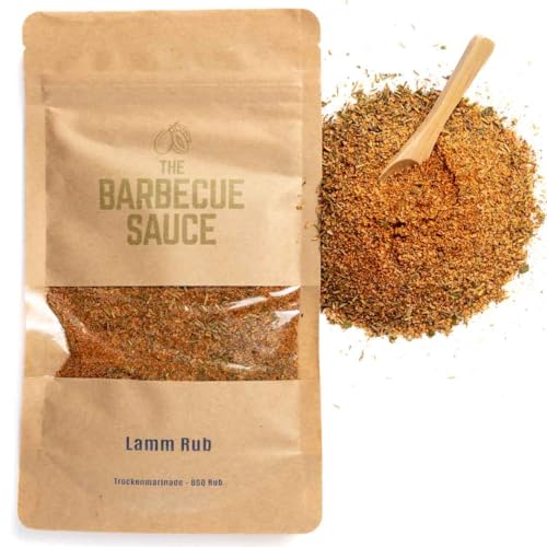 THE BARBECUE SAUCE - Lamm Rub 100g - BBQ & Grill Gewürzmischung speziell abgestimmt für den Eigengeschmack vom zarten Lammfleisch