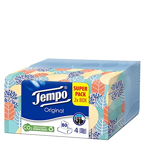 Tempo Taschentuch Tempo Taschentuchbox mit 2x100 Tücher, 2 Stück