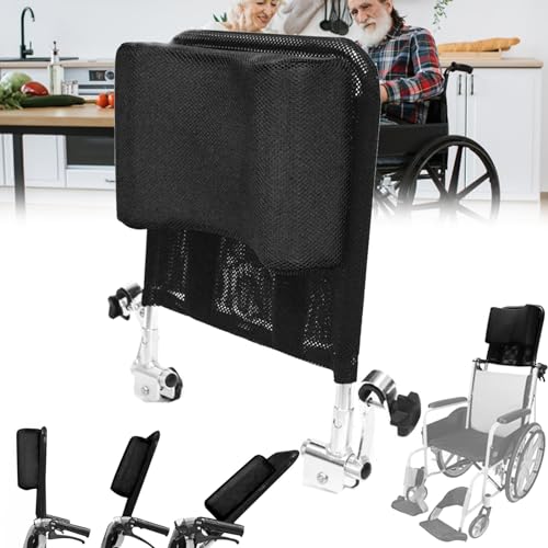 Rollstuhl Kopfstütze, Einstellbare Rollstuhl Zubehör Kopfstützen Rollstuhl Kopfstütze Nackenstütze Universal Rollstuhl Kopfstütze Rückenlehne Atmungsaktive Stabile Stütze U Typ Kissen