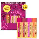 Burt’s Bees Lippenbalsam mit Bienenwachs Bounty Fruit (Süßer Pfirsich, Wassermelone, Granatapfel und Drachenfrucht-Zitrone)