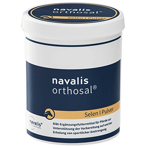 Navalis orthosal Selen Horse | 500 g | Ergänzungsfuttermittel für Pferde | Zur Unterstützung der Erholung nach sportlicher Anstrengung | Organisches Mikronährstoffpräparat