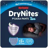 Huggies DryNites Nachtwindeln bei Bettnässen, für Jungen ab 13 bis ca. 17 Jahre (48-60 KG), 27 Stück (3x9), Monatspack, Windel-Pants