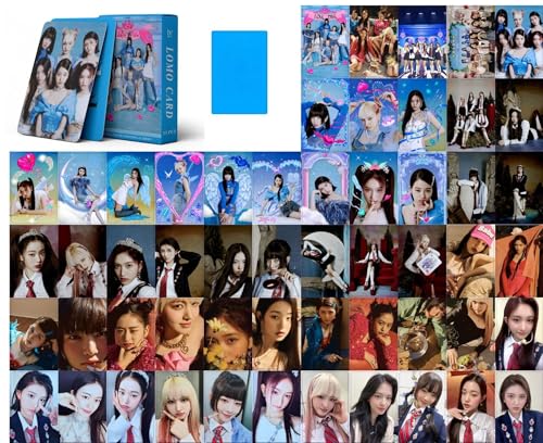 IVE Fotokarten Sammlung 55Pcs 'DIVE' Postkarten Album Lied Karten Set Liebe Tauchen Wonyoung Yujin Leeseo LIZ Fotokarten (love dive)
