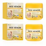 2 Stück Bienengiftsalbe,Bienengift Schmerzcreme Gelenk Behandlungscreme,Bienengift Schmerzlinderungs Knochenheilungs Creme Aeehfeng Bee Venom Advanced Joint Cream für Arm Taille Hinterhand Füße Bein