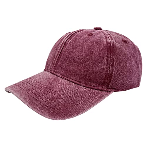 Generisch großer Scalesun-Hut-Baseball-Hut-Normallack-justierbarer Sport-Hut im Freien Snapback Caps Herren Gebogen Sommerhut Hundemütze (RD4, M)