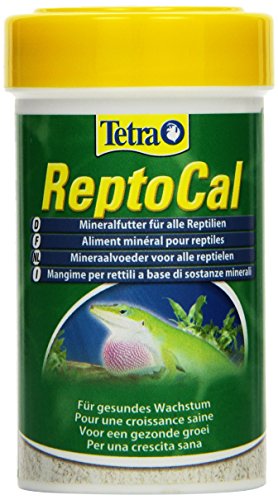 Tetra ReptoCal - Mineralfutter für gesundes Knochenwachstum in Pulverform für alle Reptilien, 100 ml Dose