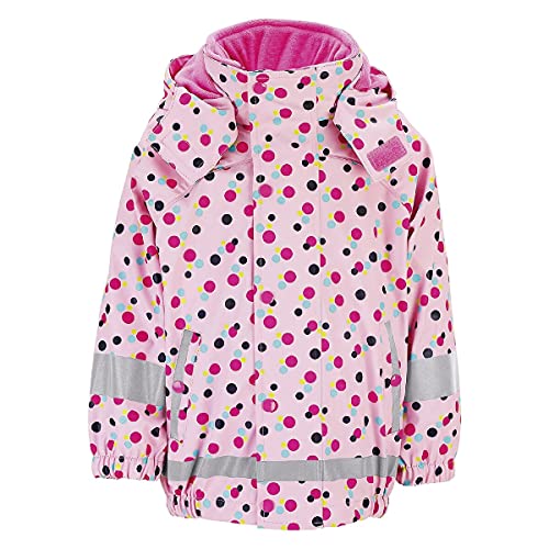 Sterntaler Unisex Baby Regenjacke mit Innenjacke Rain Jacket, Rosa, 116