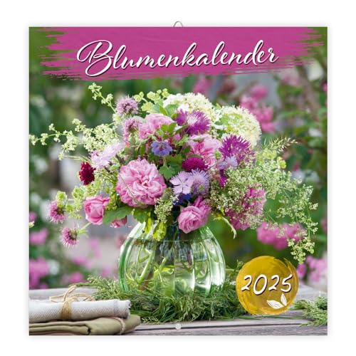 Trötsch Broschürenkalender Blumenkalender 2025: Wandplaner