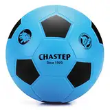 Chastep 8" Foam Soccer Ball Schaumstoffball Perfekt für Kinder oder Anfänger. Spielen und trainieren Sie Soft Kick & Safe (Blau/Schwarz)