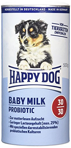 Happy Dog 02934 Welpenmilch - Supreme Young Baby Milk Probiotic - Für mutterlose Welpen-Aufzucht - 500g Inhalt