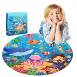 Unterwasser Welt Kreispuzzle, Papier Kinder Spielzeug Puzzle Spielzeug Stress Relief Puzzle