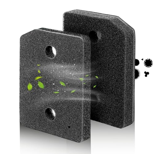 2 Filter Trocknerfilter Betragen Flusenfilter-schaumfilter sponge für Miele-Trockner Ersatzteile für Schwammfilter Miele Trockner, Größe 207 x 157 x 30 mm Wäschetrockner Sockelfilter