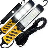 Retoo Arbeitsleuchte Handleuchte 1600 Lumen Werkstattlampe Handlampe Inspektionsleuchte Werkstattlampe Baulampe Leuchtmittel 8m Netzkabel Lampenkabel Schalter EU-Stecker