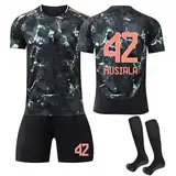 Bavaria Football Jerseys 24 25 New Black Farbstoff 6 Kimmich 7 Gnabry 9 Kane 10 Sane 19 Davies 25 Müller 42 Musiala Trikot Kinder Kids Boys Mens Sport Trainning Soccer T Shirt Footy Kit Outfit