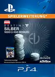 1000 (+100 Bonus) Destiny-Silberstücke [PS4 PSN Code - österreichisches Konto]