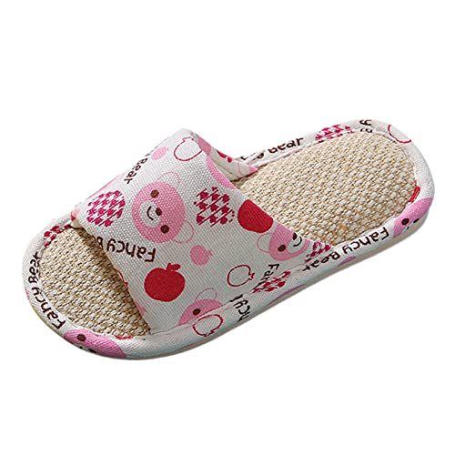 Generisch Hausschuhe Kinder Junge Atmungsaktive Slippers Mädchen Weich Pantoffeln Barfussschuhe Warm Hallenschuhe Leicht Kleinkinder Baumwolle Hausschuhe für Drinnen und Draussen Unisex-Hausschuh