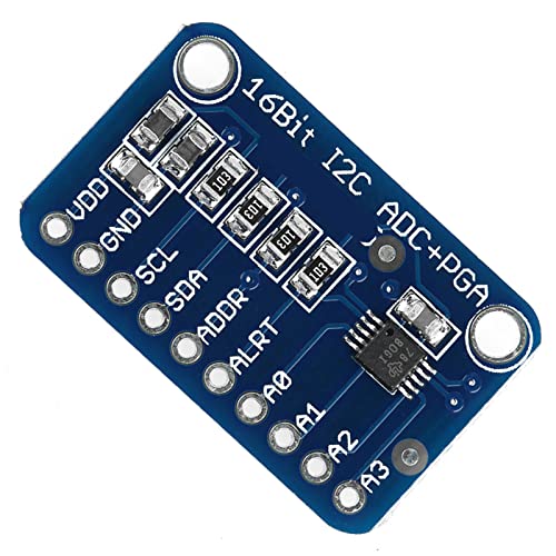 16 Bit 12C PGA Konverter mit Programmierbare Gain-verstärker Hohe präzision ADC Converter Development Board Kompatibel