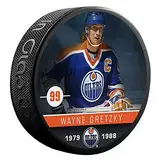 Inglasco Wayne Gretzky Edmonton Oilers Alumni NHL Puck