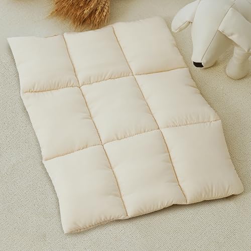 ONECUTE Haustier-Zubehör für Hundetaschen, Hundebetten, Hundeschläfmatta, atmungsaktive warme Haustierbetten-Kissen für kleine Hunde und Katzen (Beige, Kissen)