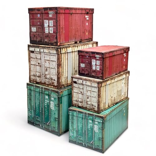 MIJOMA Robuste Geschenkboxen & Aufbewahrungsboxen im Schiffscontainer Design – Industrial Style Container Ordnungsboxen (6)