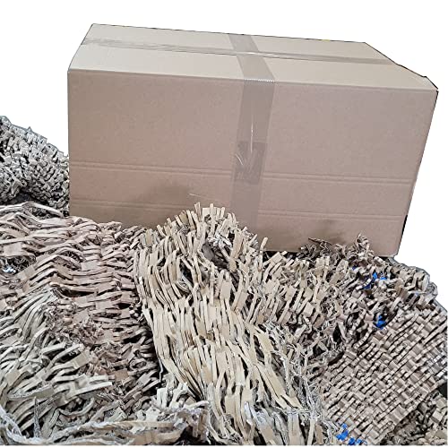 Polstermaterial 107 Liter Schredder Füllmaterial Füllstoff Polstermatten Wellpappe Kartonage Stopfmaterial Packpolster Polsterpappe Schreddermaterial