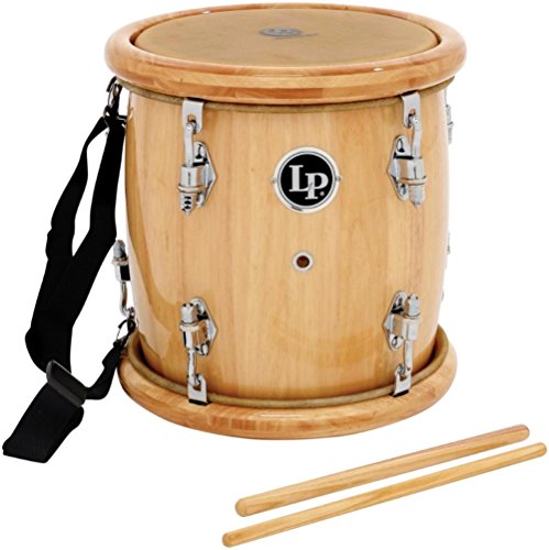 LP Latin Percussion LP271-WD Tambora Siam Oak 11", Naturfell, inkl. schwarzen Nylontragegurt, Stimmschlüssel, Stimmöl und Schlägel