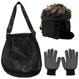 BELIHOME Pilz jagdtasche, Pilz Nahrungstasche Netztasche Pilzkorb Jagdtasche Bushcraft Tasche Garten Obstpflücktasche, Netz Nahrungstasche Atmungsaktive Pilzpflücktasche