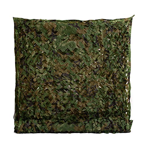 Rinling Tarnnetz Camouflage Netz Wald Jagd im Freien Tarnung Waldlandschaft Militär Tarnnetz Dekoration Sonnenschutz(Woodland 3Mx3M)