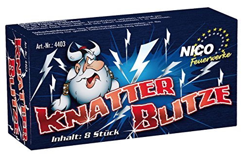 NICO® 4403 Jugend Feuerwerk knatter Blitze 1 Pack 8tück knatter Blitze
