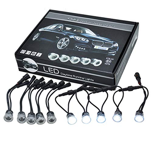 LEDflex flexibles Flex-Design Tagfahrlicht mit 10 LEDs - STVZO passend für alle PKW mit R-87 Zulassung inklusiv Steuerung