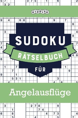 Sudoku Rätselbuch für Angelausflüge