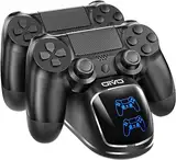 PS4 Controller Ladestation, Playstation 4 Controller Ladestation mit 1,8 Stunden Ladechip, PS4 Charger Dock Staion, Controller Ladestation für Sony Playstation 4/PS4/Pro/PS4 Slim Controller