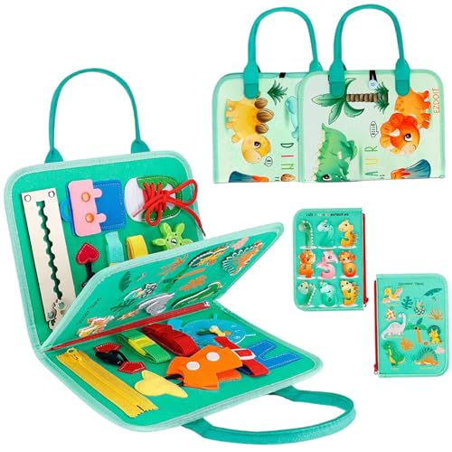 1 Set Babybesetzte Buch Bildung Frühes Lernen Safe Soft Filz Babygeschäftige Buchgewohnheiten Wissen entwickeln Spielzeug für Jungen und Mädchen