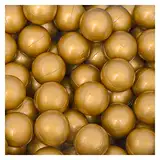 LittleTom 50 Bälle für Bällebad 5,5cm Babybälle Plastikbälle Baby Spielbälle Gold