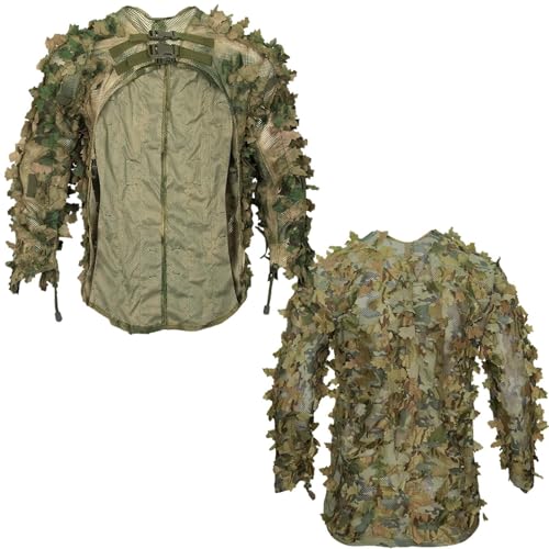 Generisch Ghillie-Poncho | Atmungsaktive Jagdausrüstung für Damen – Paintball-Ausrüstung, Tarnkleidung für die Tierfotografie, für Männer, Scharfschützen und Airsoft