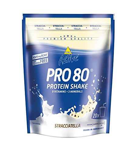 inkospor Active Pro 80 Protein Shake, Stracciatela, 500 g Bag