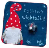 kda Zauberwaschtuch Wichtel - Zauberhandtuch Magic Towel Handtuch Wiederverwendbar Winter Weihnachten Geschenk Idee