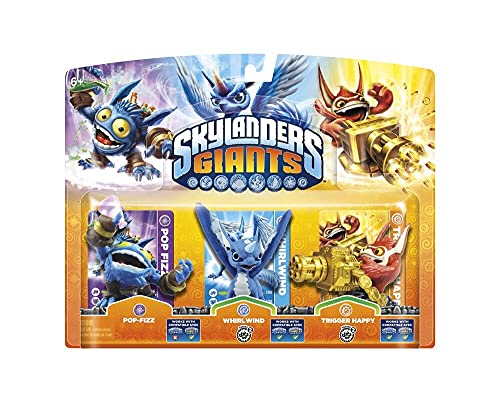 Skylanders: Giants - Triple Pack A: Pop Fizz, Trigger Happy, Whirlwind