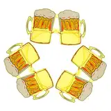 TOGEVAL 3 Stk Bierkrug Gläser Stilvolle Brille Gläser in Bierkrugform Modische Brille Bierkrug Brille Partybrillen Für Das Neue Jahr Mode Sonnenbrillen Make-up-brille Partyzubehör Plastik