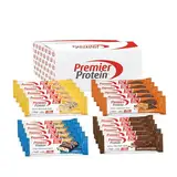 Premier Protein - High Protein Bar 50% - Multiflavourbox - 20x40g - Low Sugar - Low Carb - High Protein Bar