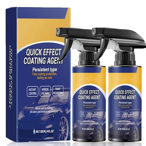 Quick Effect Coating Agent for Car, Das hocheffiziente Keramik-Beschichtungsspray, das Reparatur, Schutz und Aufhellung vereint, repariert Kratzer und Abnutzungserscheinungen schnell (2)