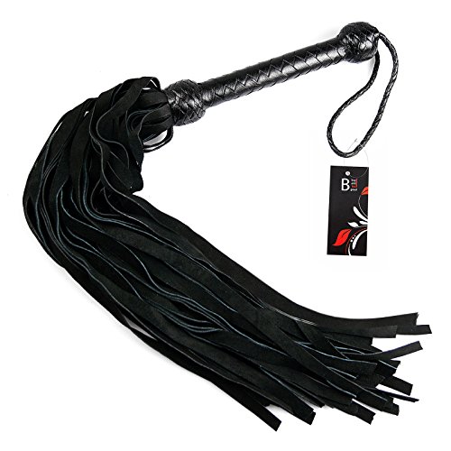 TOP Qualität - HANDGEFERTIGTE LEDER-PEITSCHE für Sex mit 36 Riemen und 75,0 cm Gesamtlänge - 100% hochwertiges Rindsleder/Erotische Peitsche, Gerte für SM, BDSM und Bondage