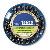 Zebco Bleischrot-Sortiment 100g. grob, 100 g